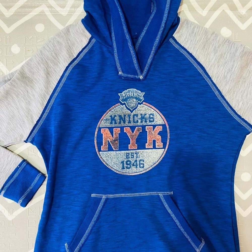 Vintage retro Knicks sweater fleece jacket - Picture 2 of 7